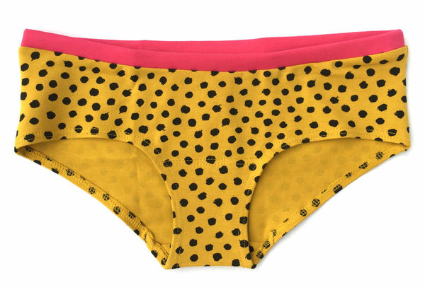 Boxer Panty Yellow Cheetah