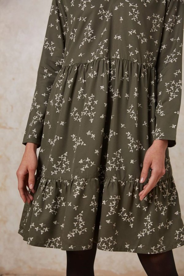 Kleid mit Blätterprint | Juno Leaf Dress